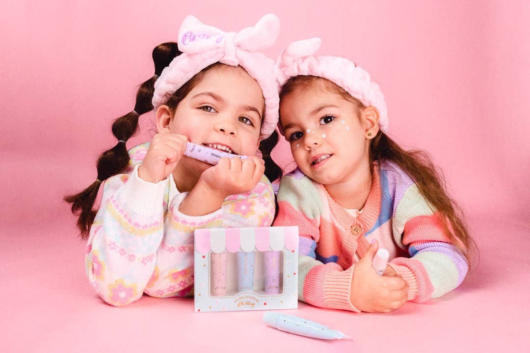 Oh Flossy Kids Natural Lip Gloss Set Made in Australia