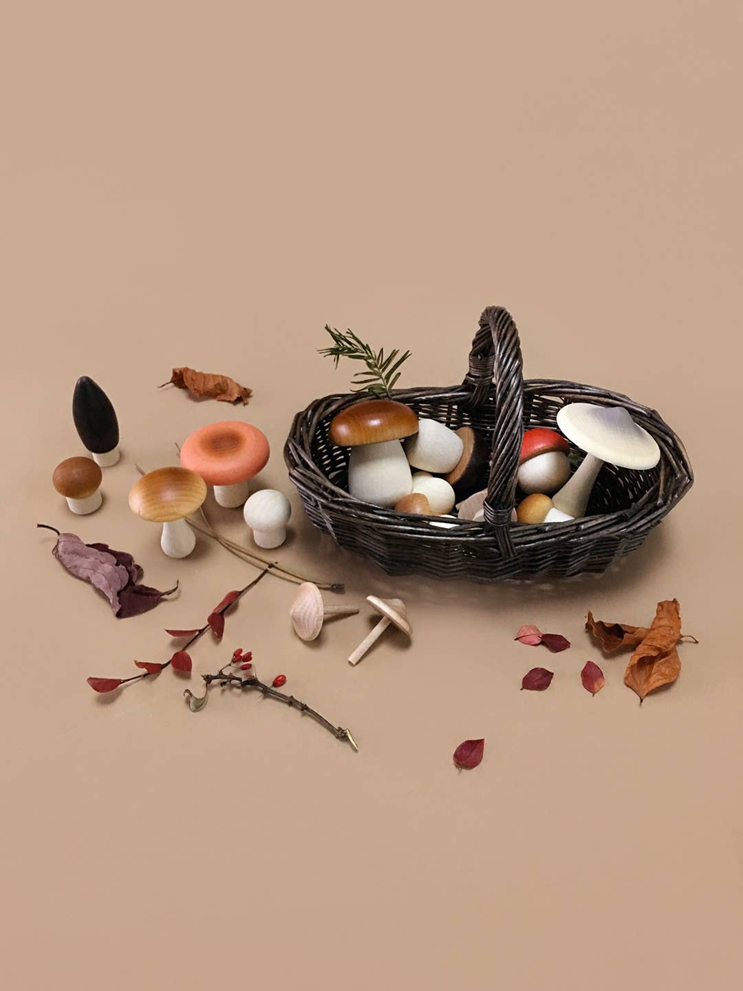 Moon Picnic - Forest Mushrooms Basket
