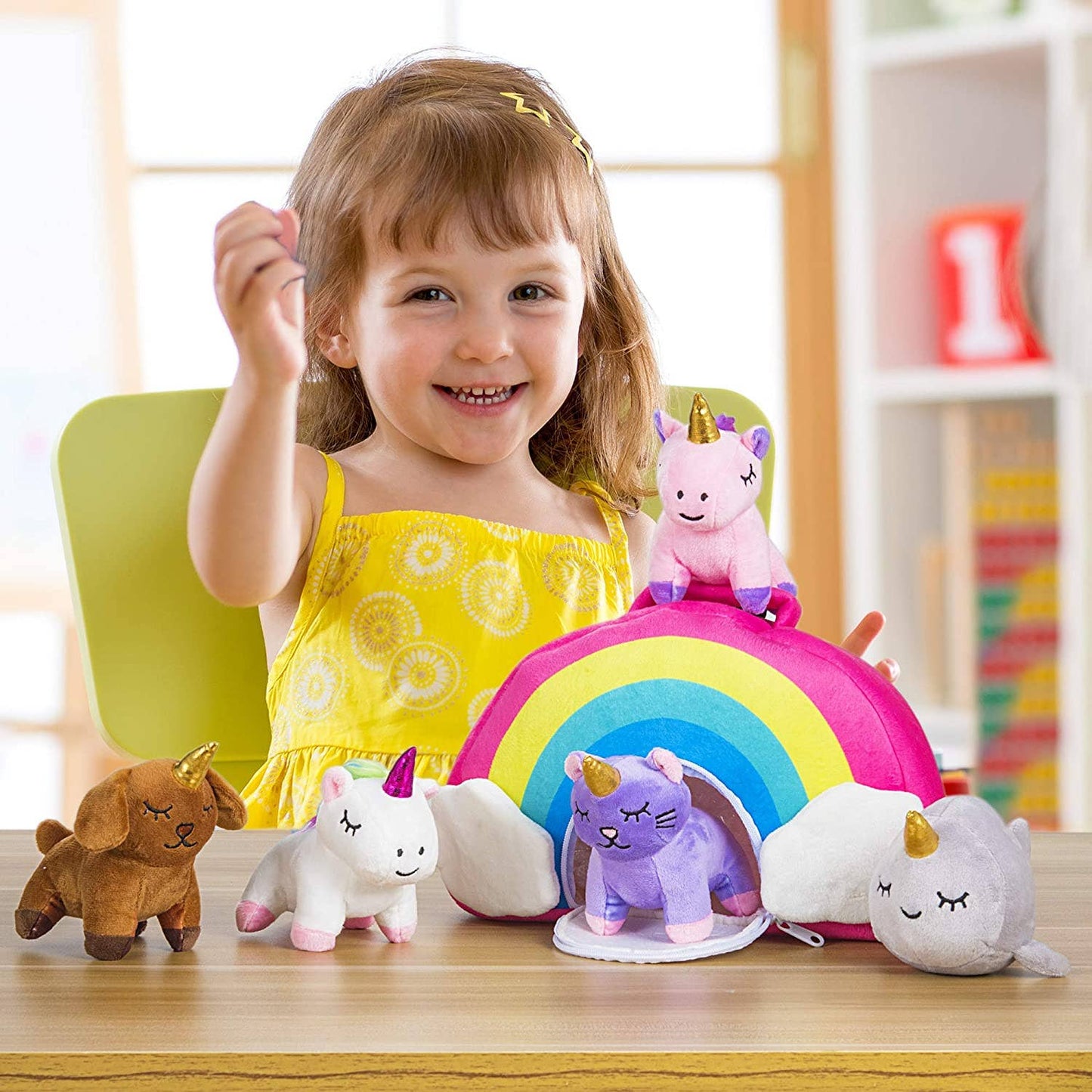 Unicorn Toy Set with To Carry Unicorn Bag