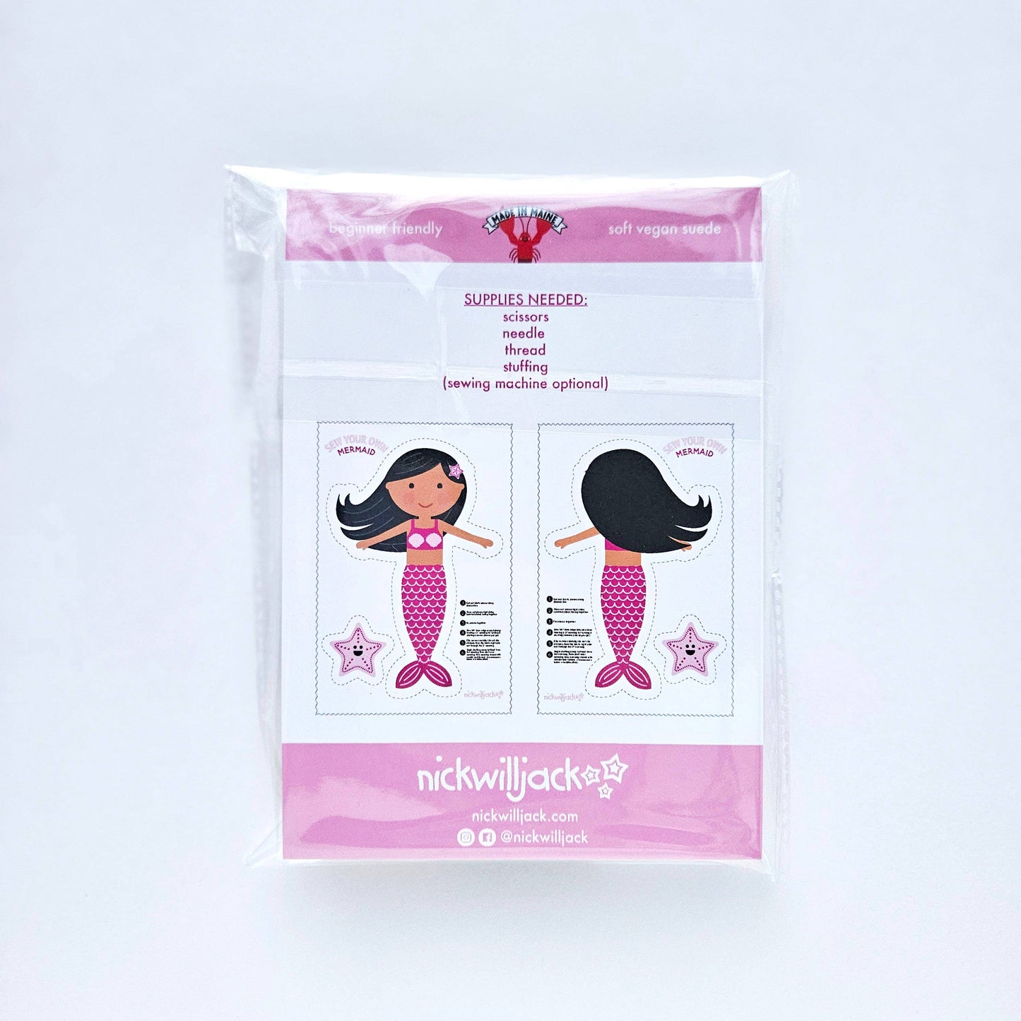 Sew Your Own Mermaid Doll Craft Kit