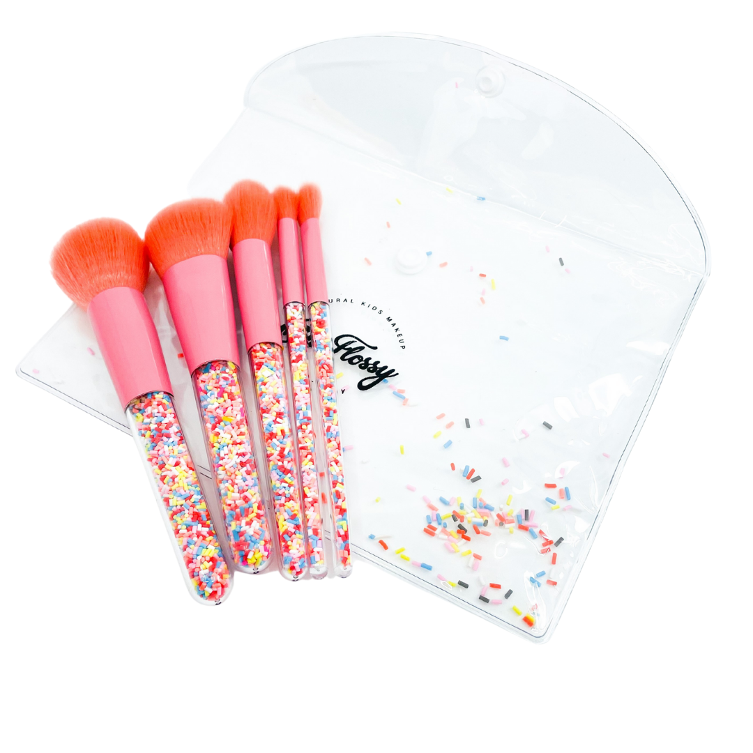 Oh Flossy Kids Sprinkle Makeup Brush Set