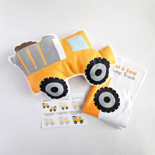 Construction Dump Truck Sewing Craft Kit