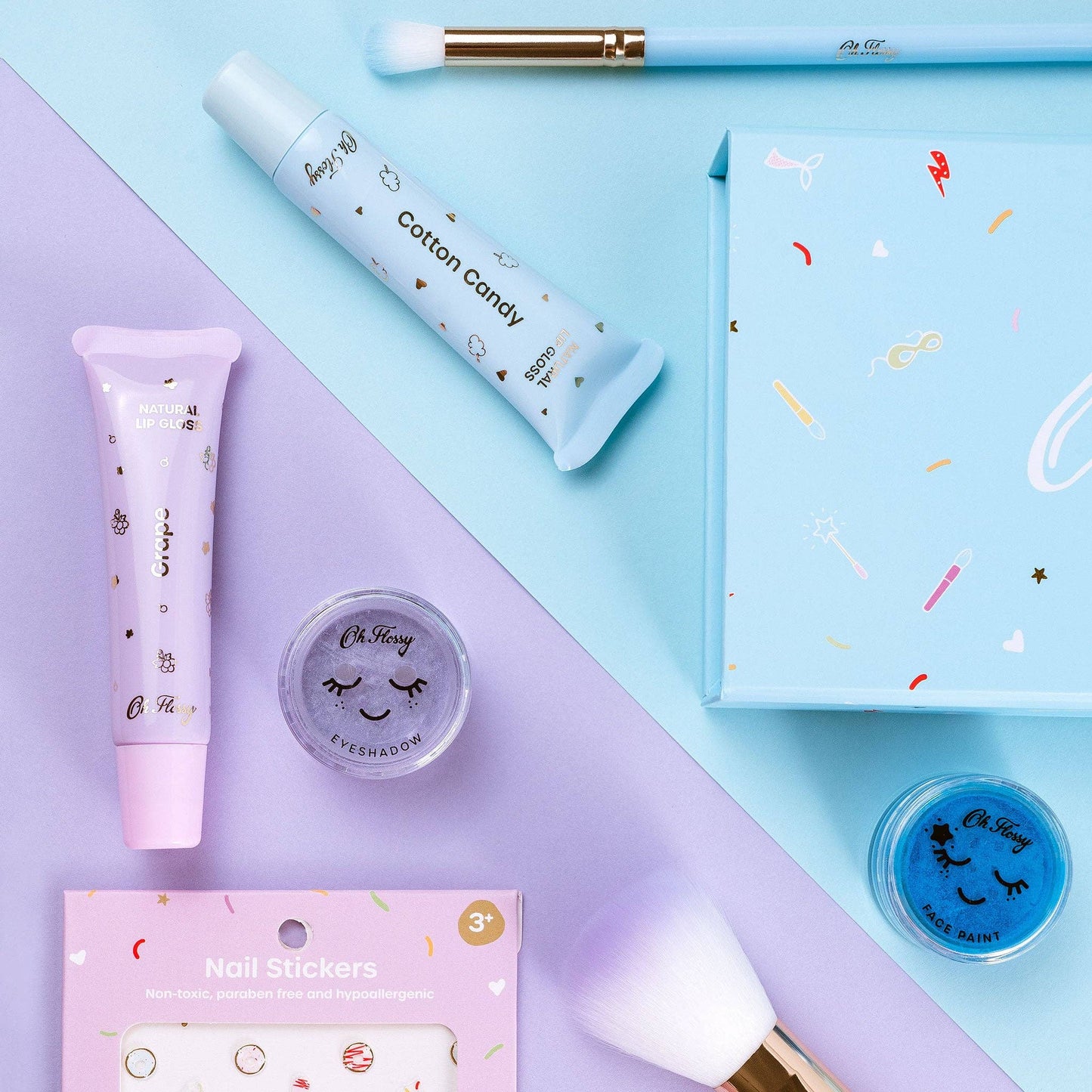 Oh Flossy Kids Natural Lip Gloss Set - Made in Australia