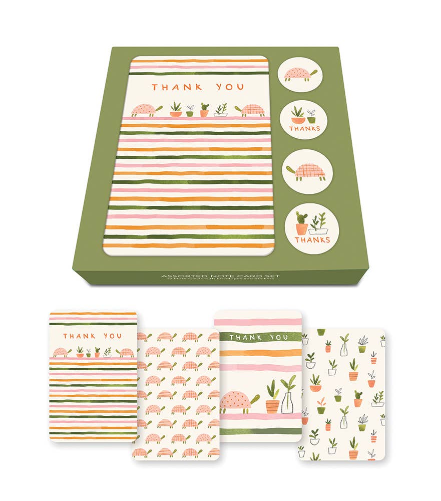 Notecard Set Turtle Garden