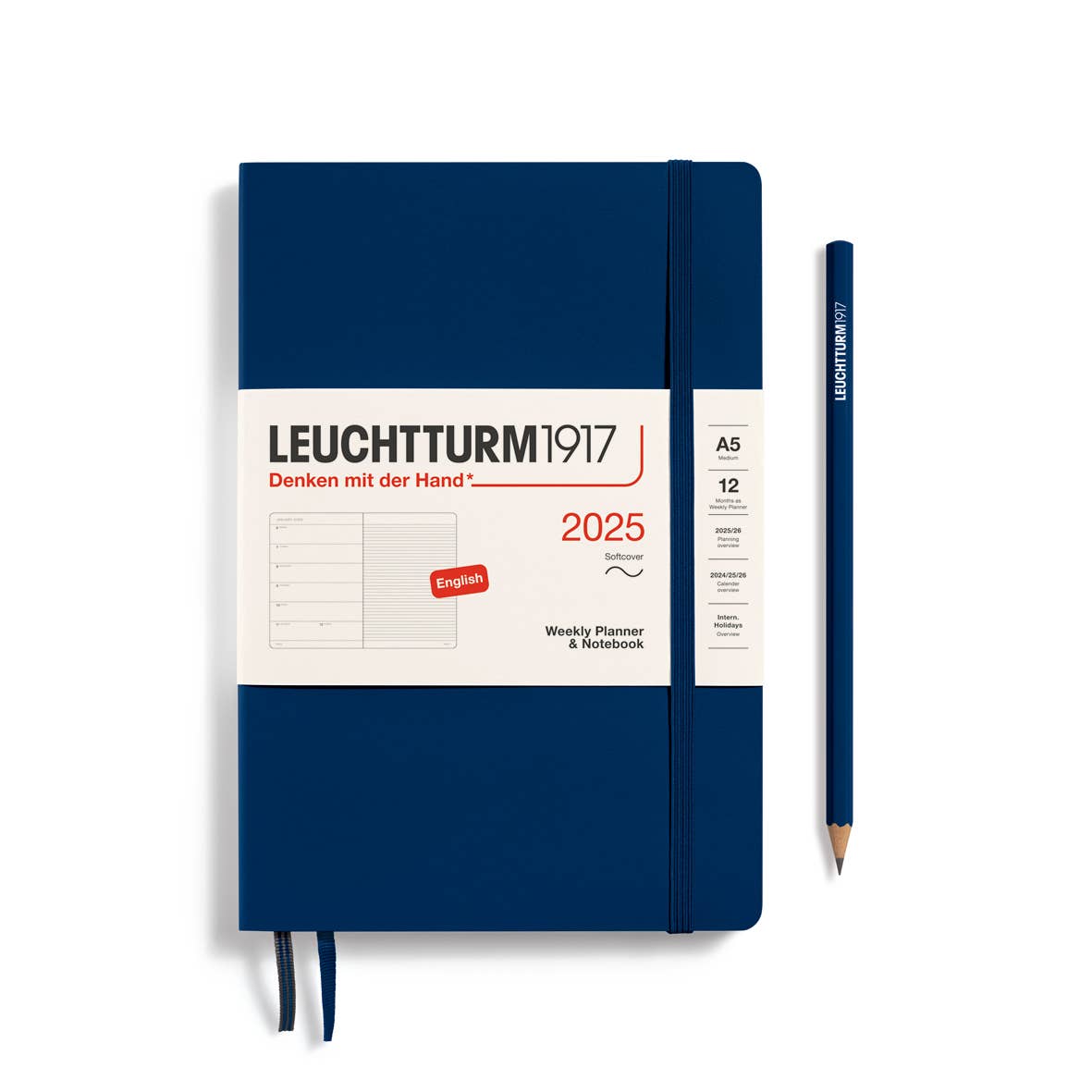 LEUCHTTURM1917 Softcover Weekly Planner & Notebook 2025 A6