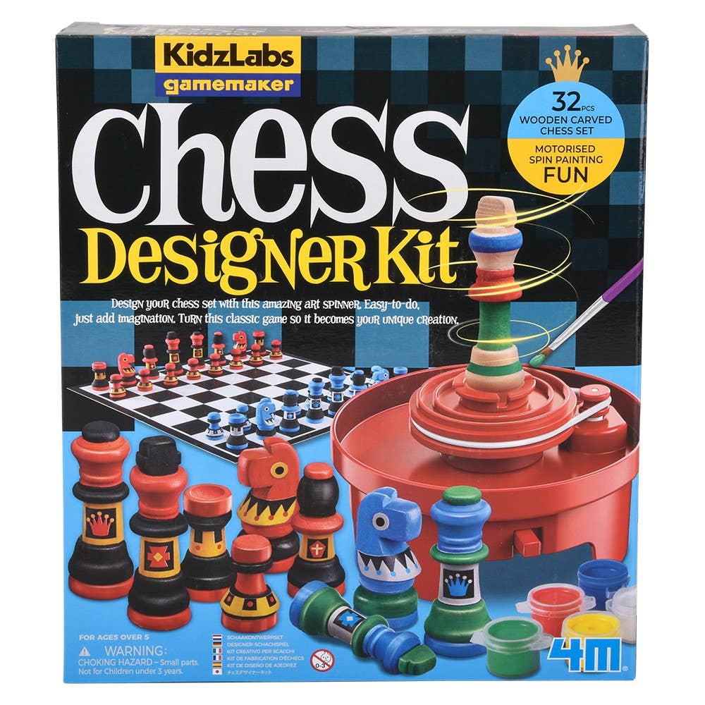 KidzLabs /Gamemaker/Motorised Spin Art/Chess Designer Kit