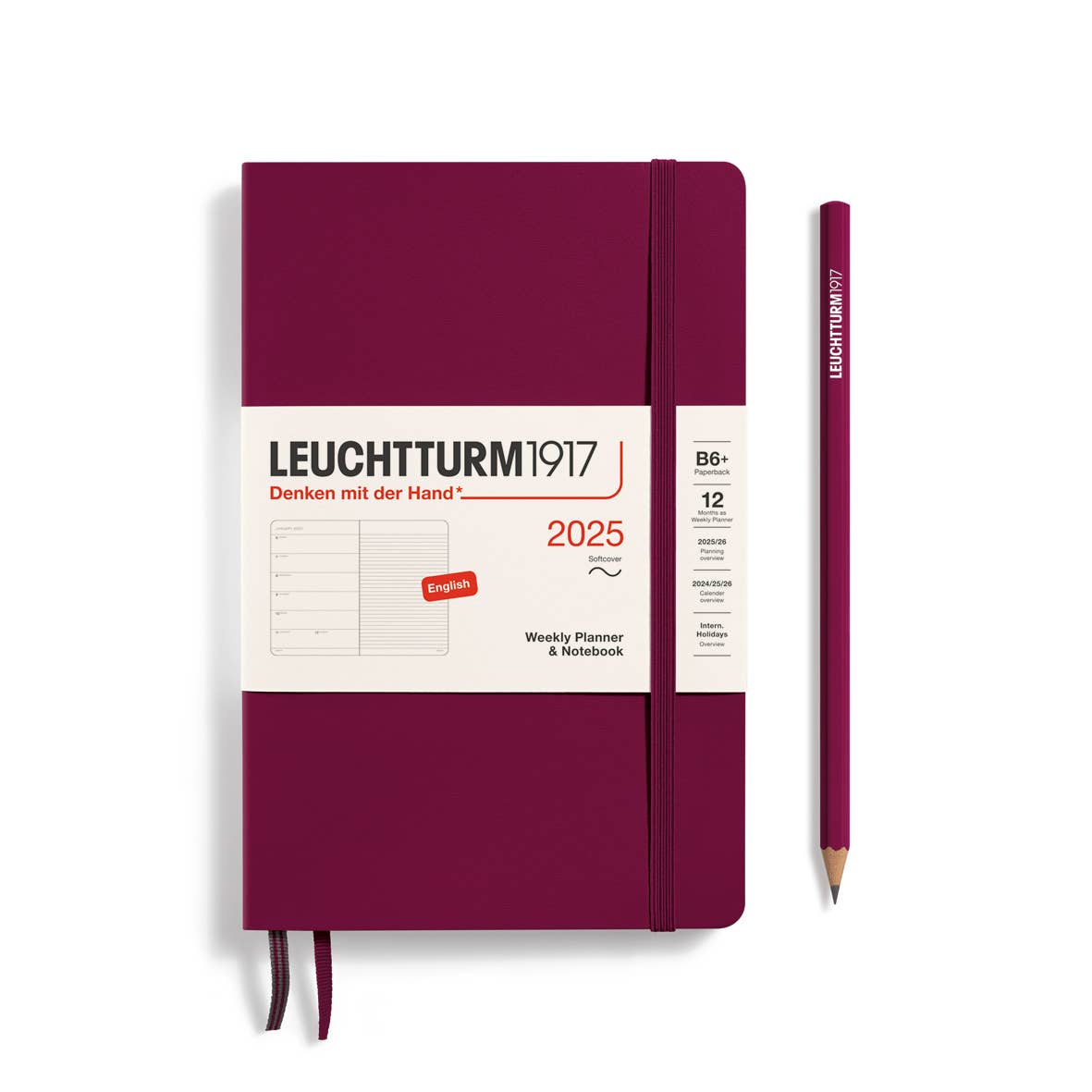 LEUCHTTURM1917 Softcover Weekly Planner & Notebook 2025 A6