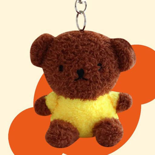 Miffy & Friends Fluffy Key Chain, Bag Charms: Elephant