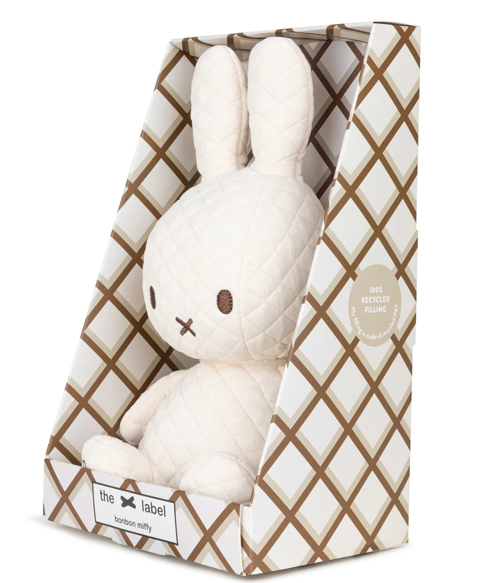 Bon Ton Toys Plush MIFFY Bonbon Sitting in Giftbox 9"