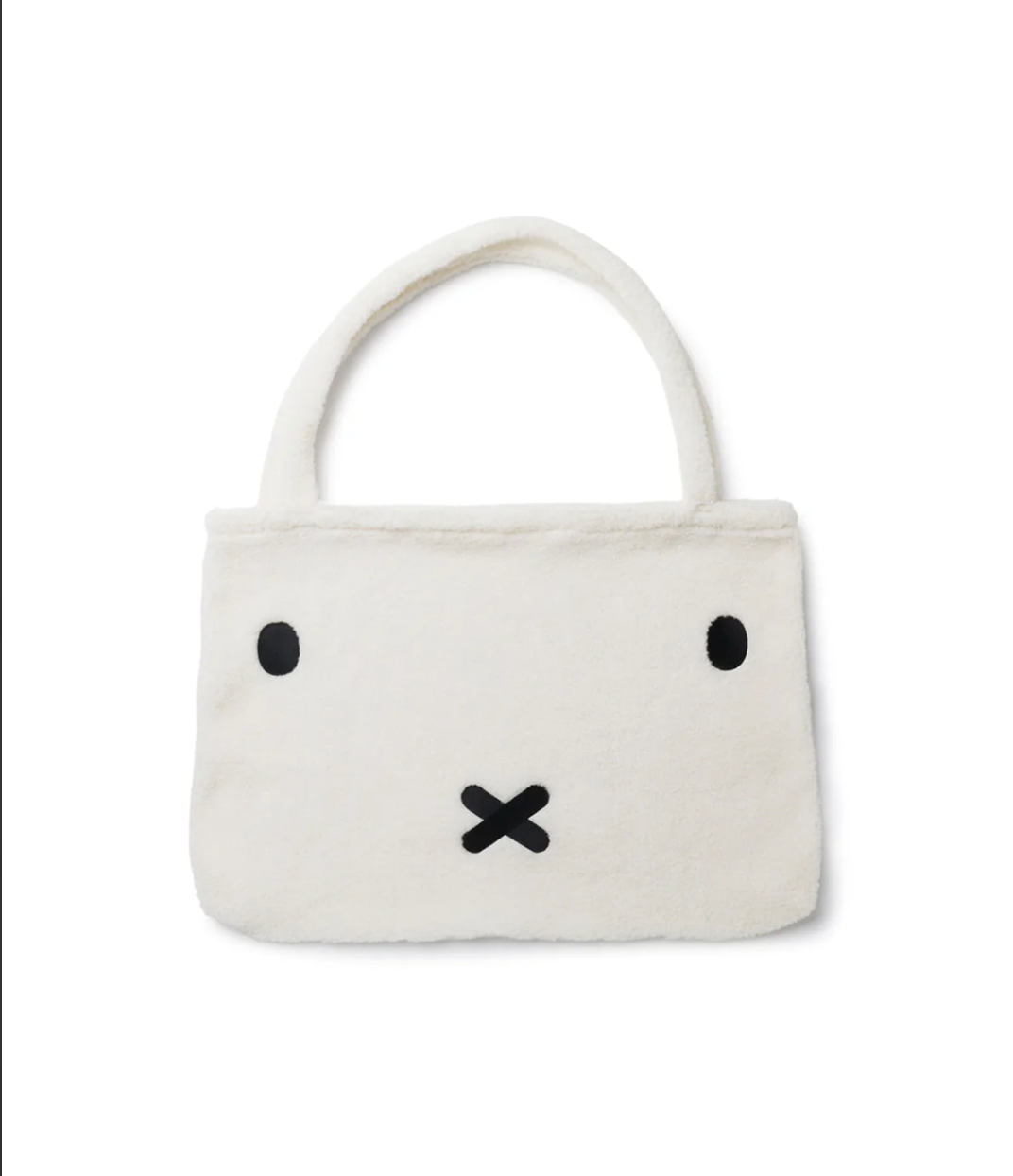Plush MIFFY Shopping Bag 100% Recycled White Teddy 24"