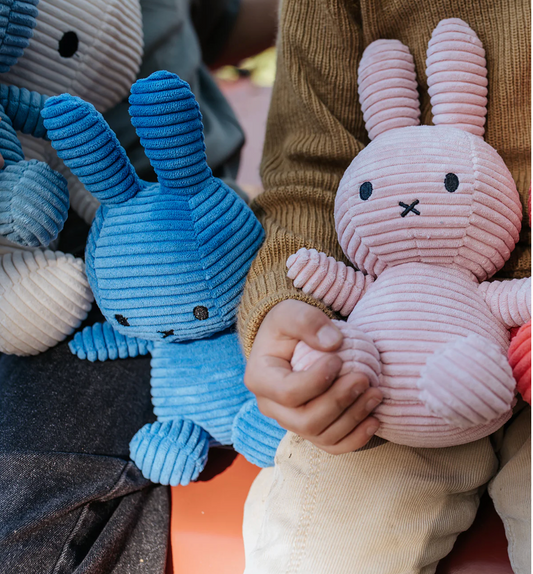 Bon Ton Toys Plush MIFFY ECO Corduroy Aviator Blue 9''