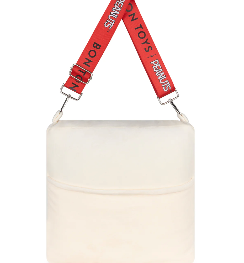 Pillow Plush PEANUTS COMIC STRIP Offwhite 11"