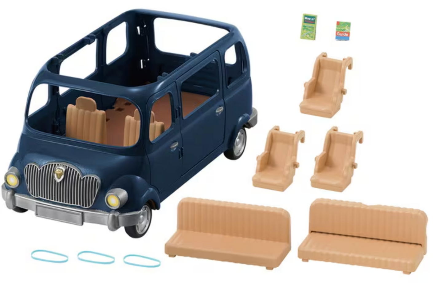 Calico Critter Family Seven Seater Convertible Traveller Van