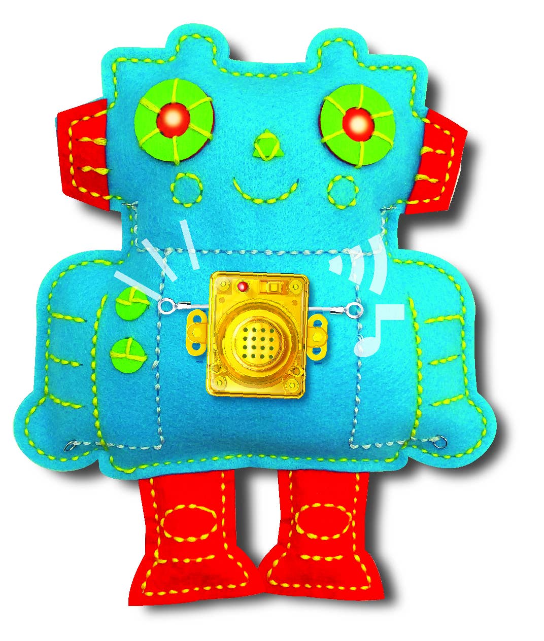 4M STEAM Powered Kids Stitch A Circuit Robot Steam DIY
