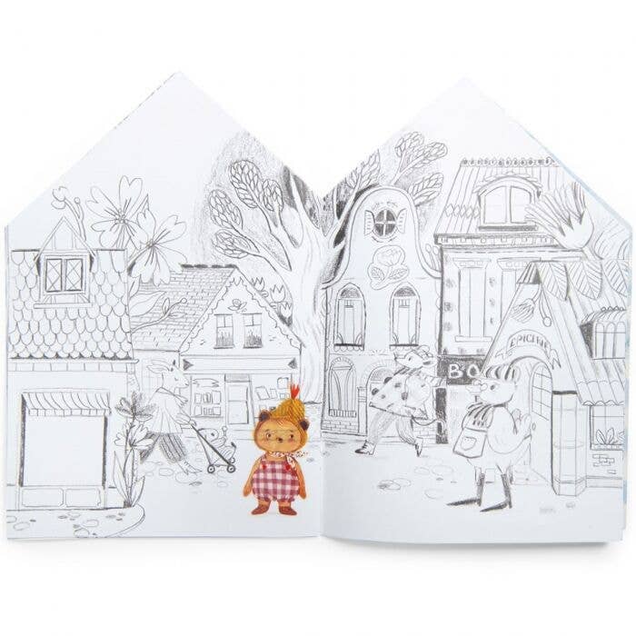 Charming Coloring books (20 pages) w/150 stickers designed by Lucille Michieli. 3 yrs+