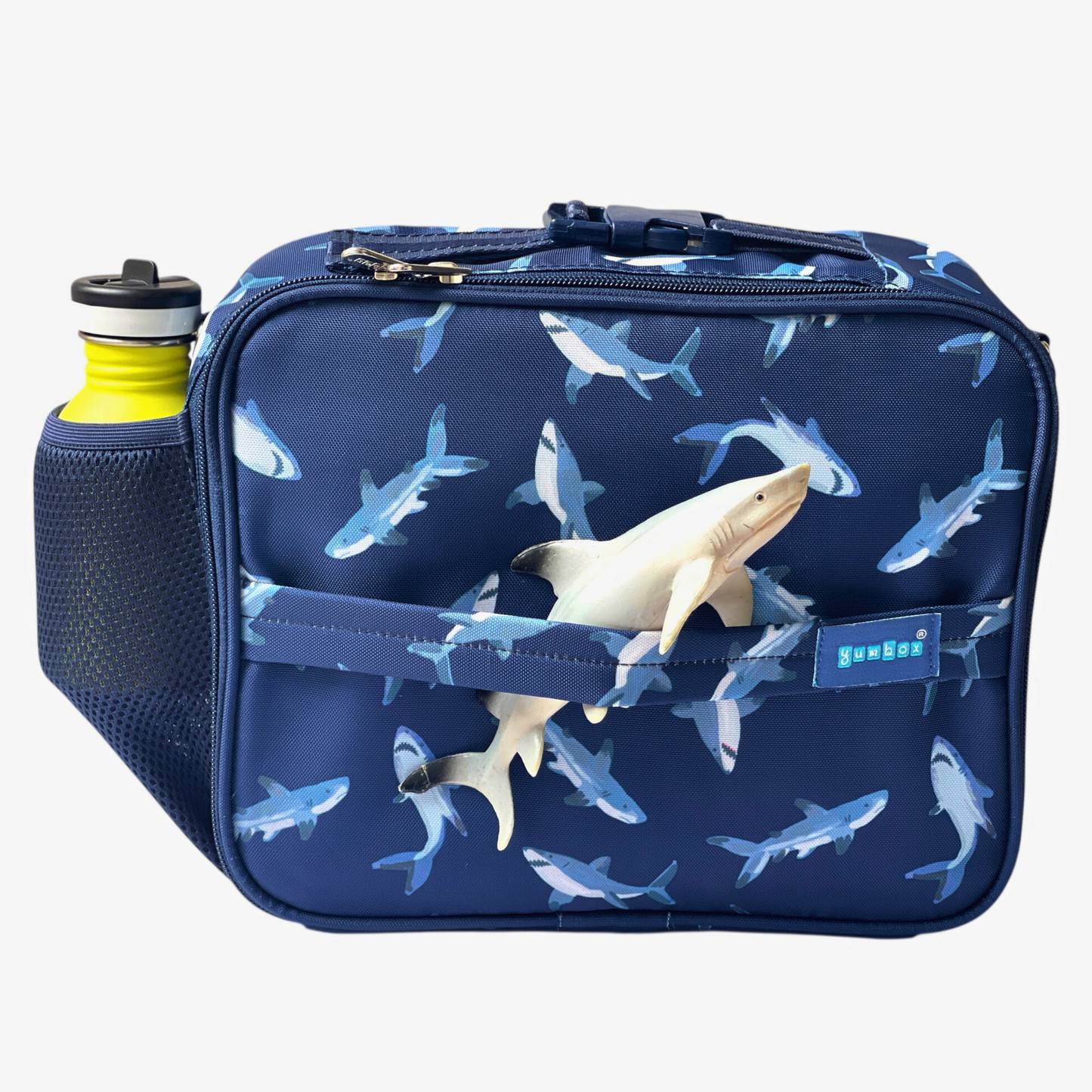 Yumbox Kids Lunch Bag – Shark Print, Insulated, 3-Way Carry