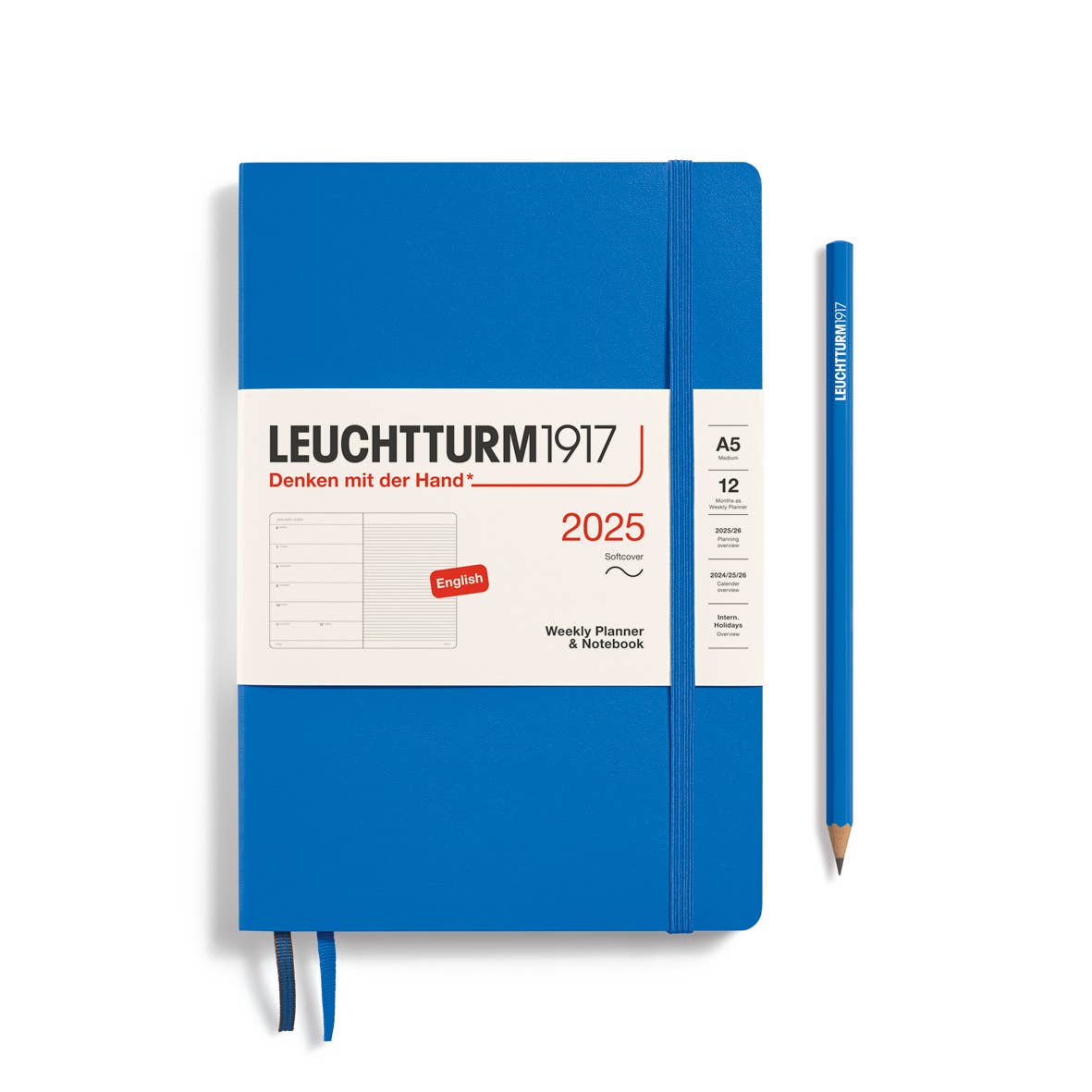 LEUCHTTURM1917 Softcover Weekly Planner & Notebook 2025 A6