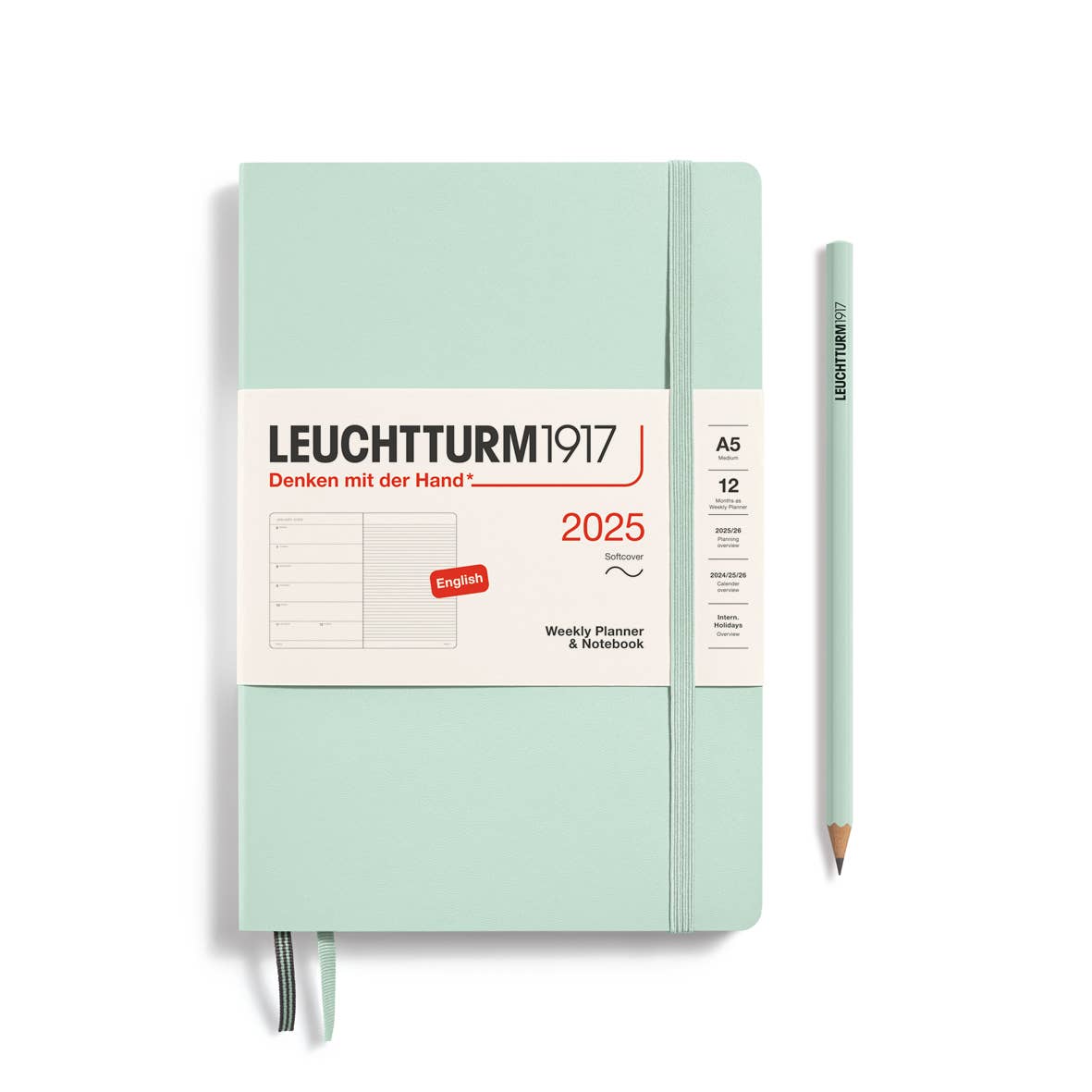 LEUCHTTURM1917 Softcover Weekly Planner & Notebook 2025 A6