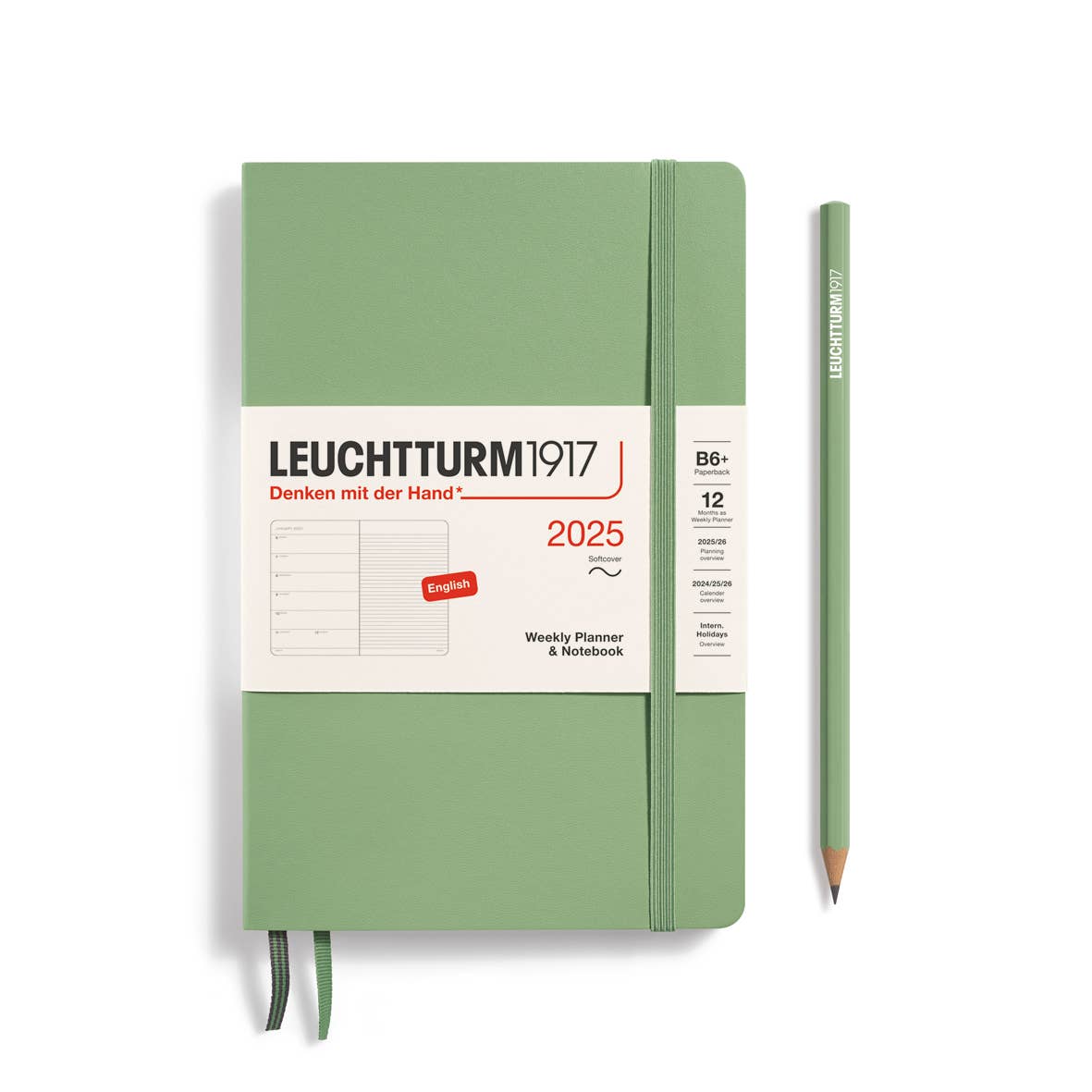 LEUCHTTURM1917 Softcover Weekly Planner & Notebook 2025 A6
