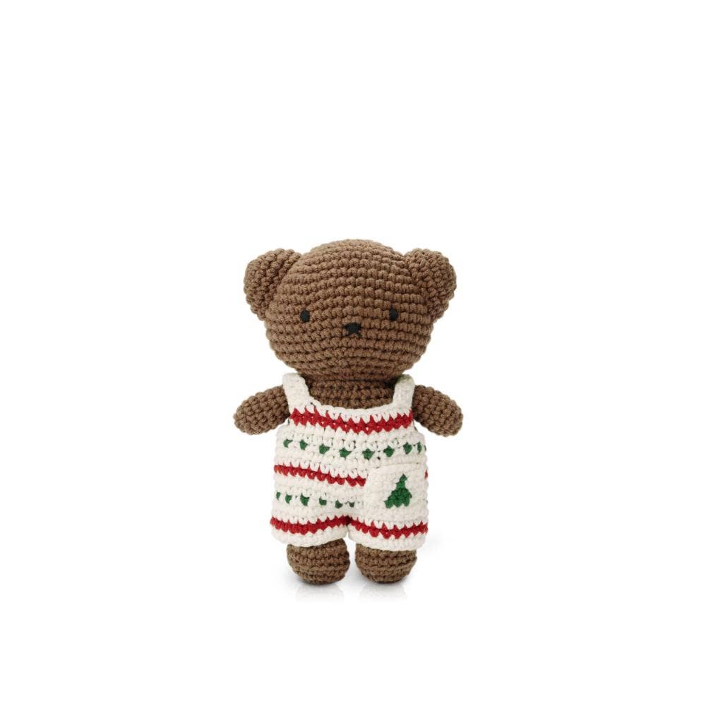 Boris Christmas Outfit: Christmas overall + red hat