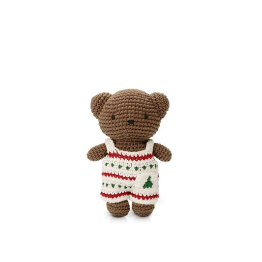 Boris Christmas Outfit: Christmas overall + red hat
