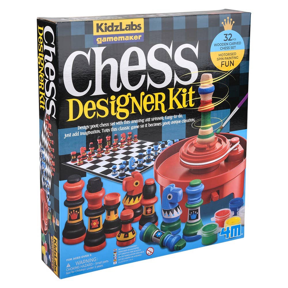 KidzLabs /Gamemaker/Motorised Spin Art/Chess Designer Kit