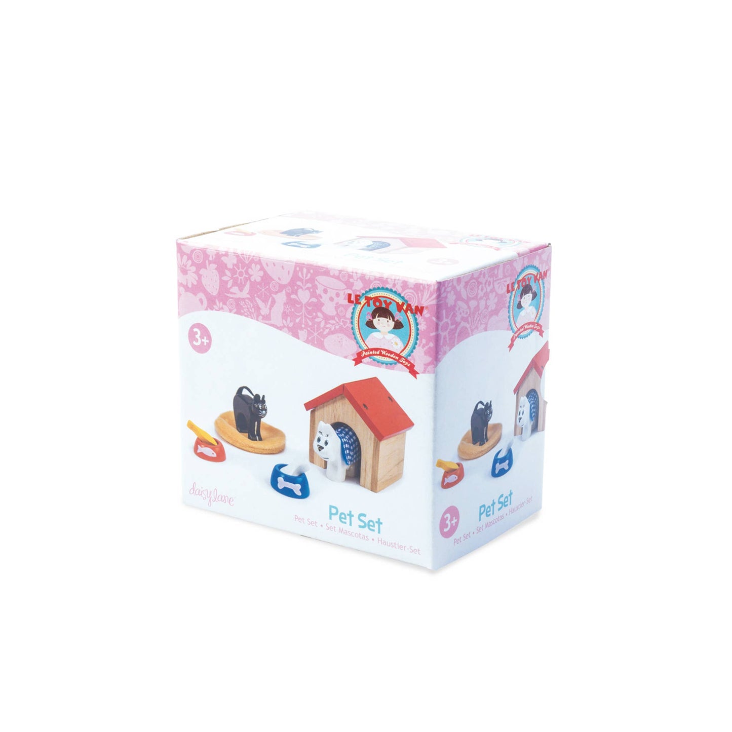 Pretend Wooden Dolls House Pet 8-pieces Set 