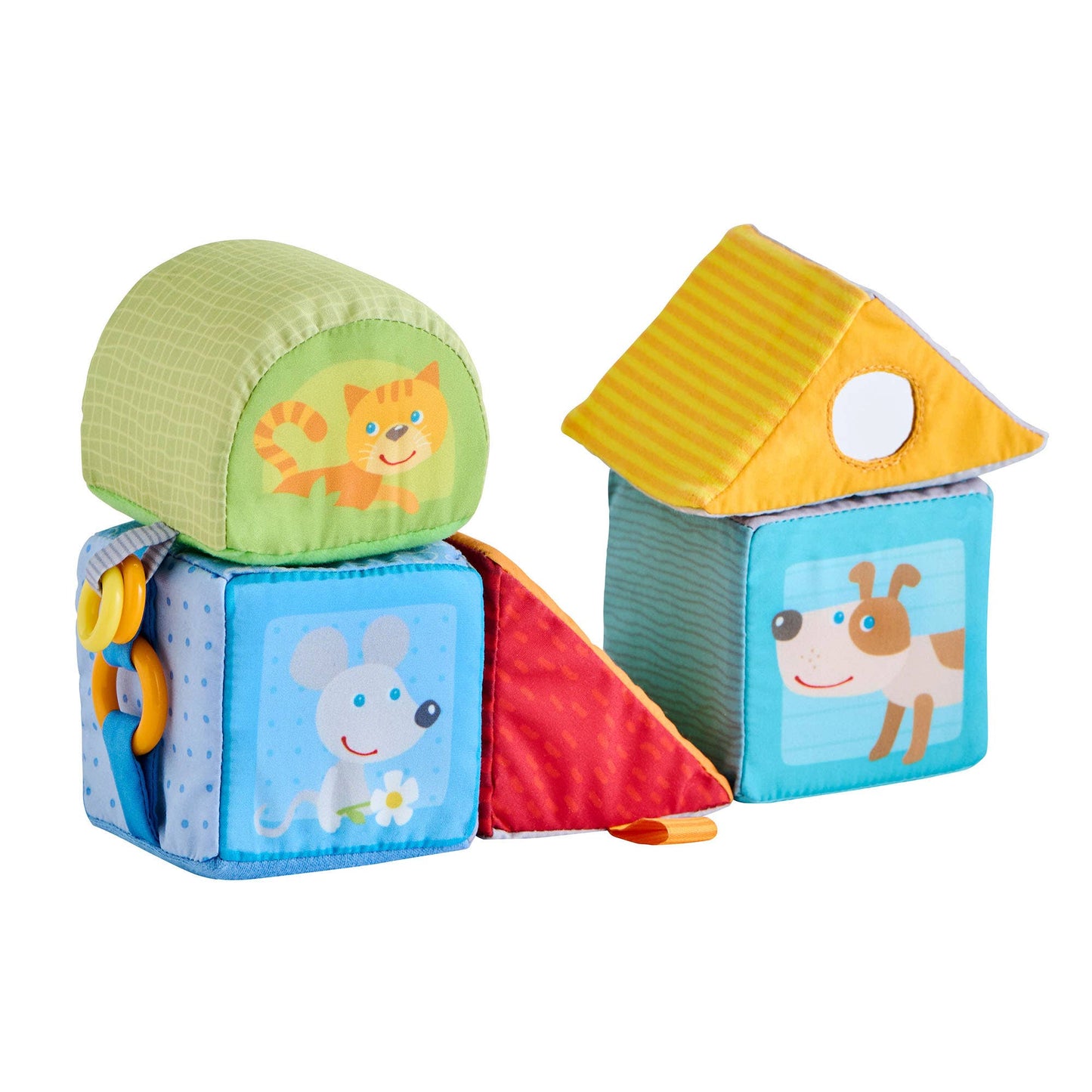 Animal Discovery Cubes - Soft Sensory Stacking Blocks