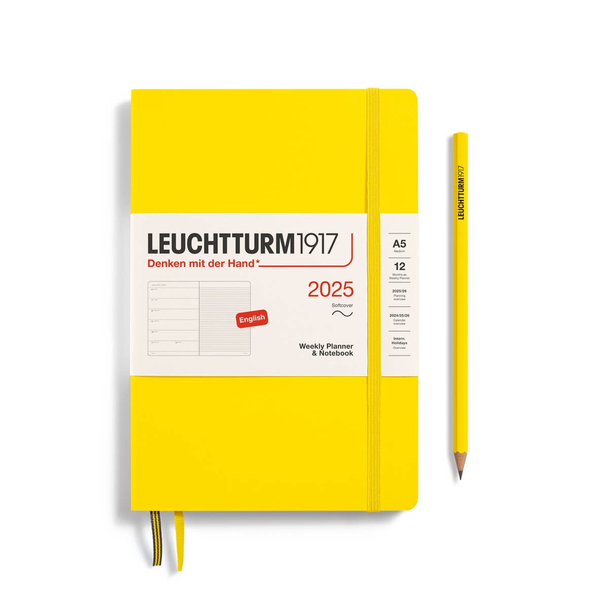 LEUCHTTURM1917 Softcover Weekly Planner & Notebook 2025 A6