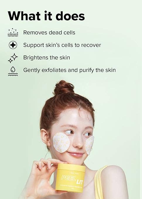 I DEW CARE Peel Lit Exfoliating Vitamin C Pads