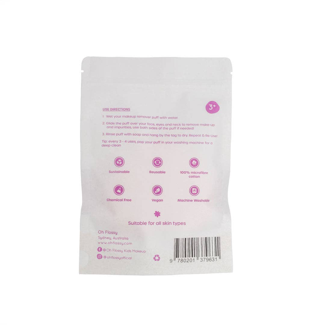 Oh Flossy Kids Makeup Remover Puff