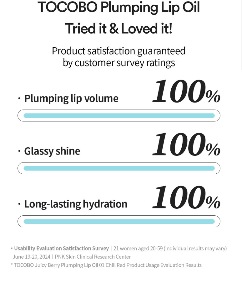 TOCOBO Juicy Berry Plumping Lip Oil