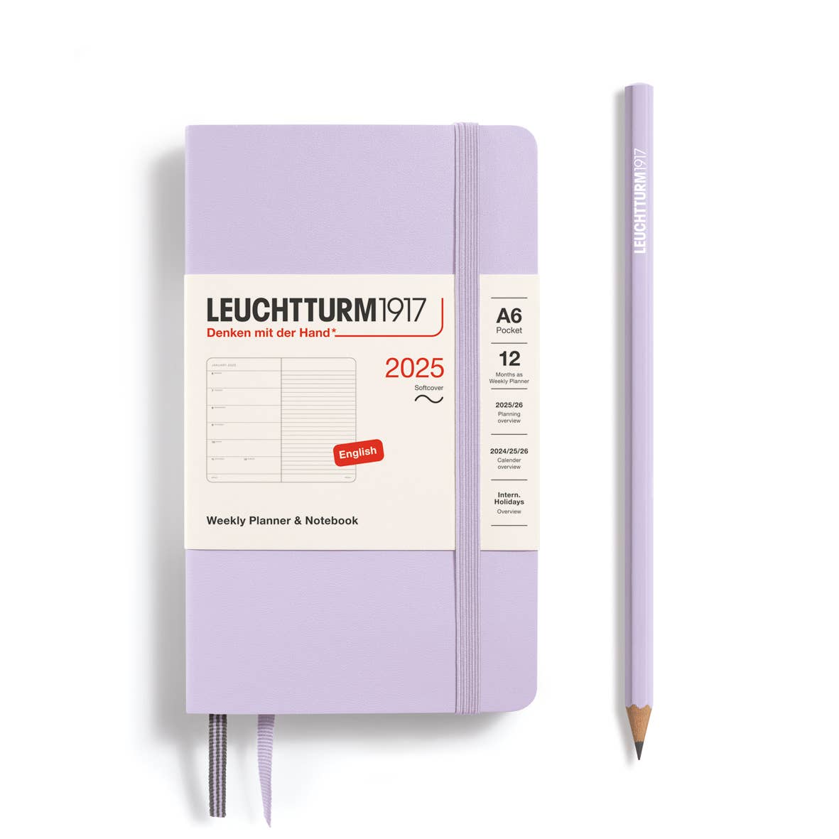 LEUCHTTURM1917 Softcover Weekly Planner & Notebook 2025 A6
