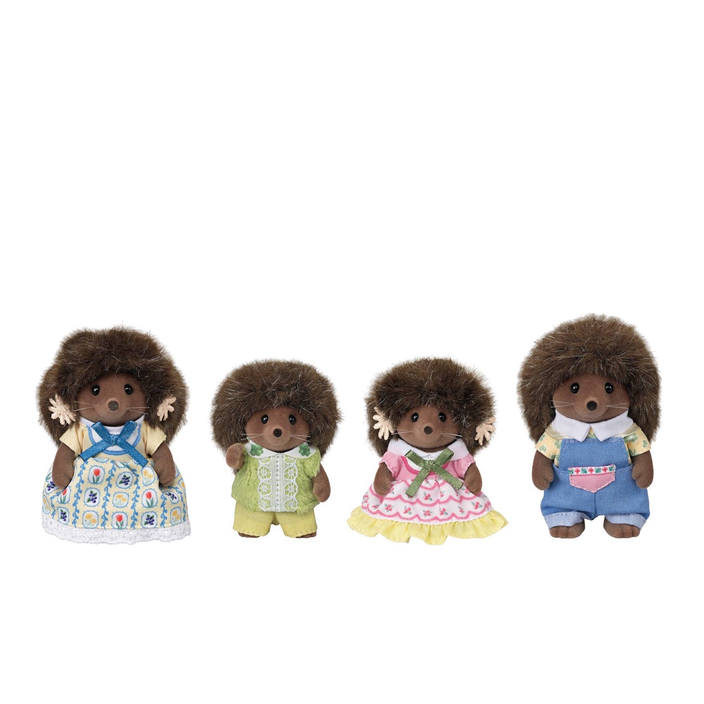 Calico Critters Hedgehog Family, 4 Collectible Doll Figures