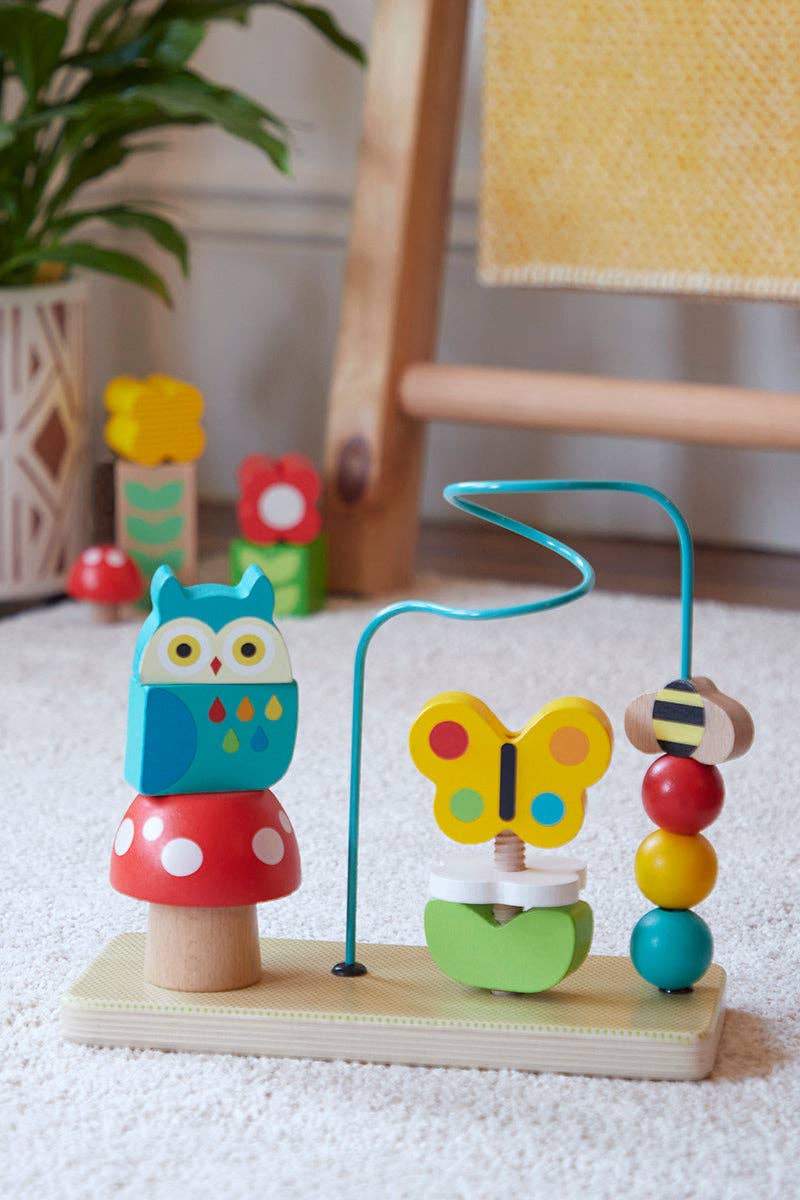 Petit Collage - Busy Garden Wooden Activity Trio