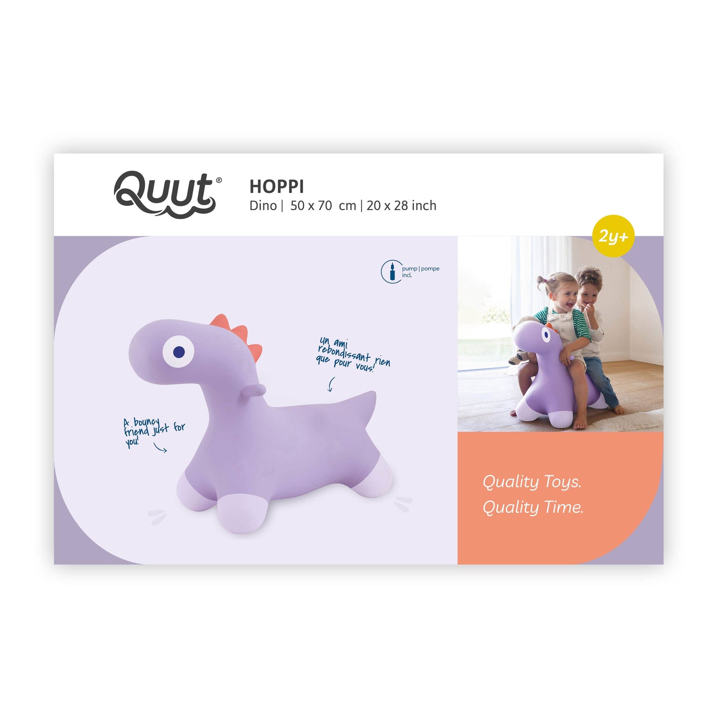 Quut Hoppi Dino - A bouncy friend just for you!
