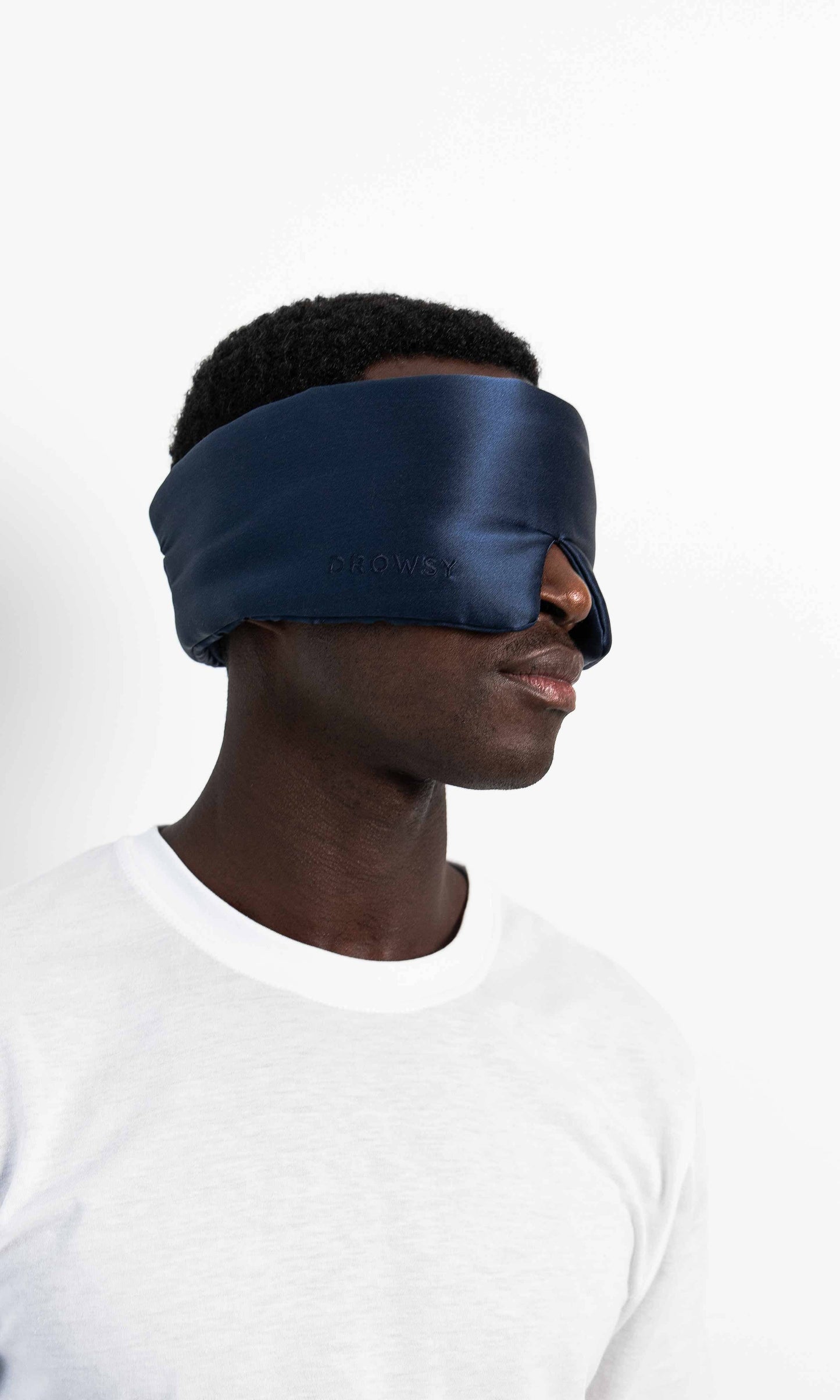 Midnight Blue Silk Sleep Mask