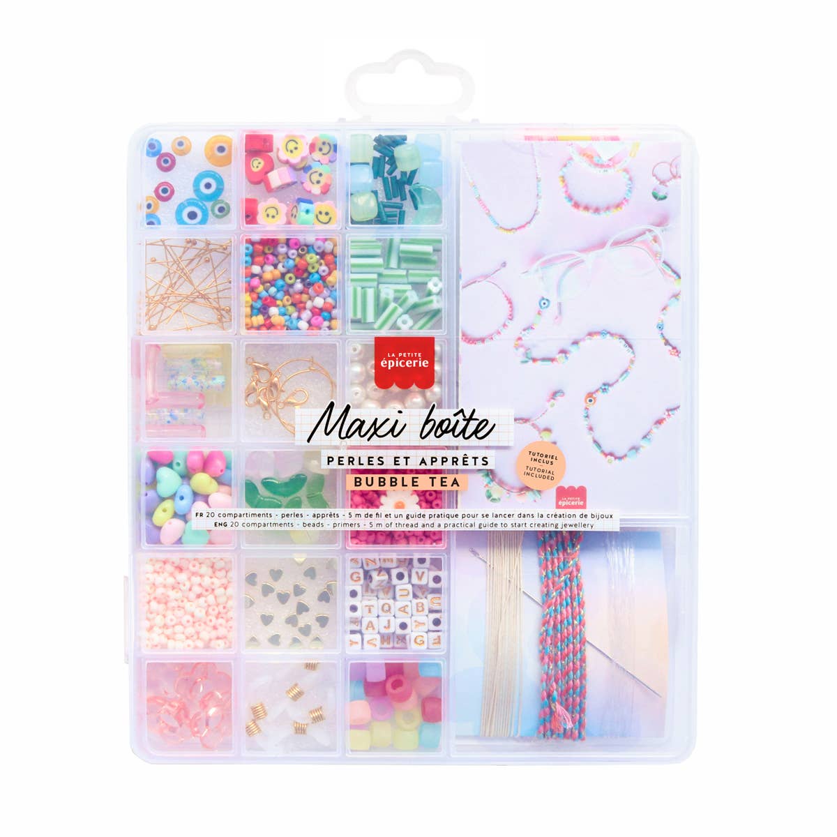 DIY Jewelry making- with Box of Beads & Findings - Bubble Tea