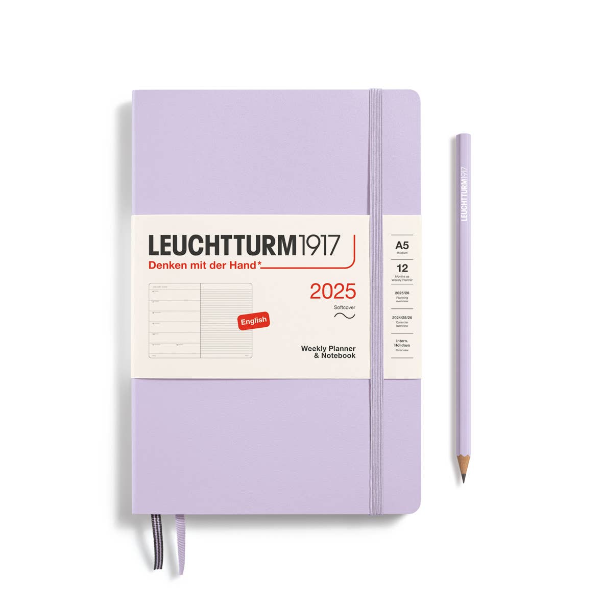 LEUCHTTURM1917 Softcover Weekly Planner & Notebook 2025 A6