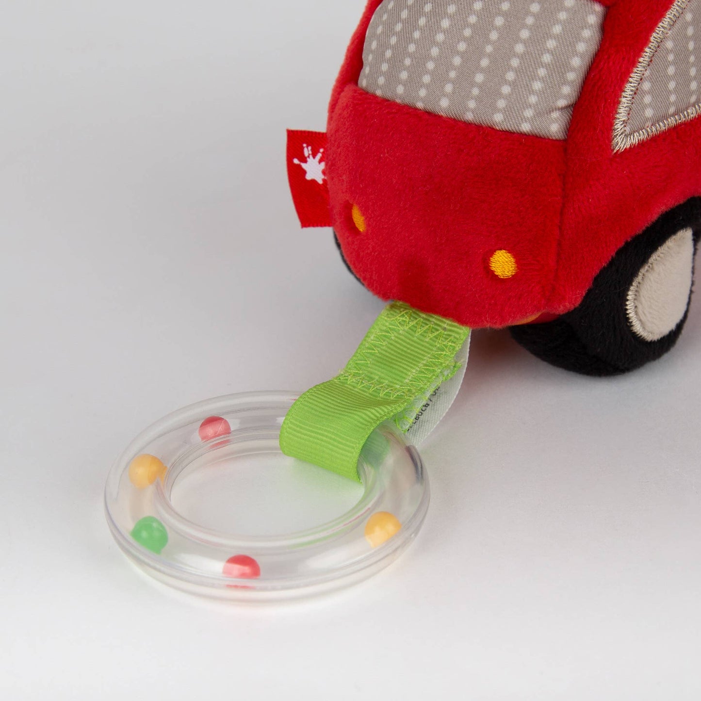 Red Car Activity Rattle and Squeaker 0-3 Years