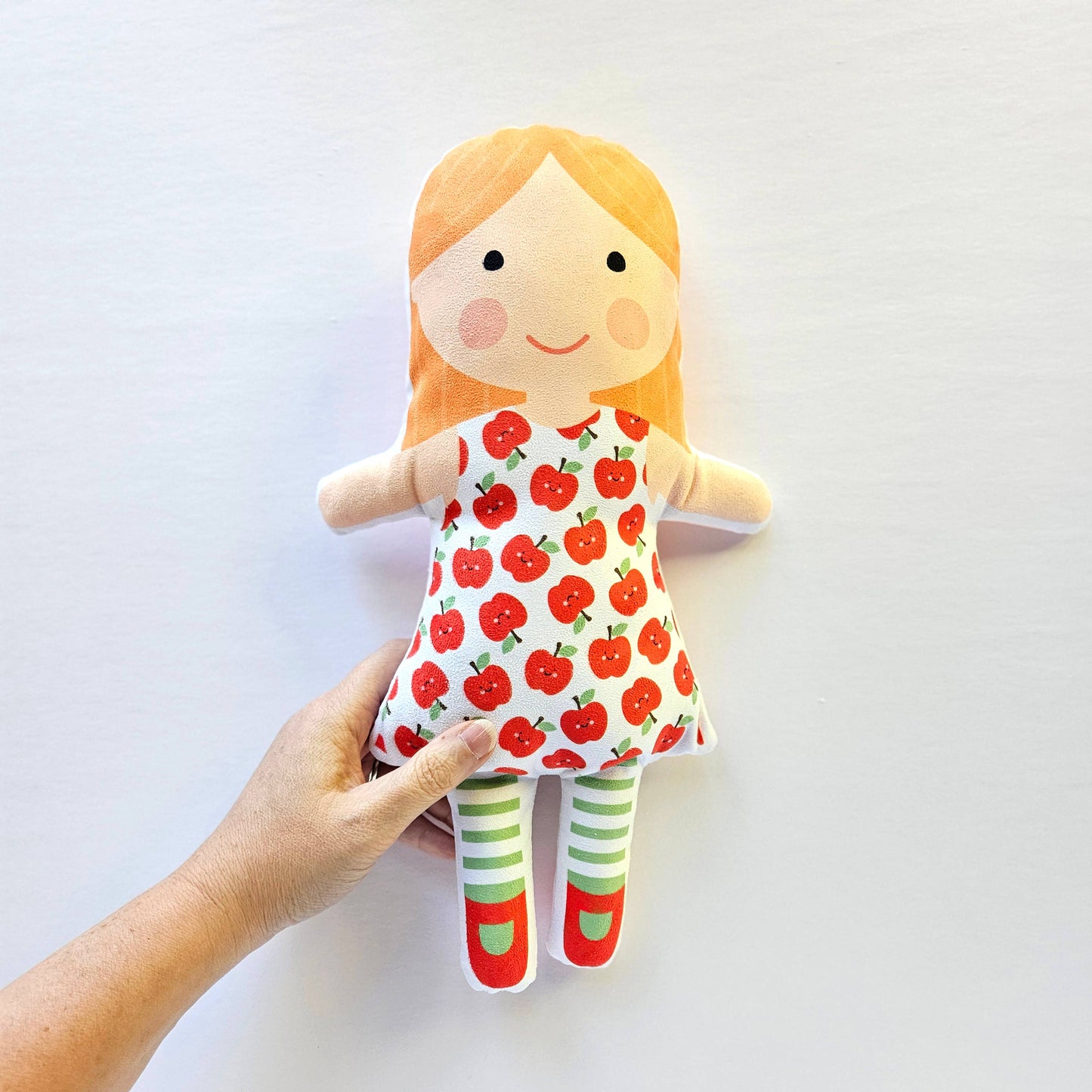 Cut & Sew Apple Girl Plush Doll Sewing Craft Kit