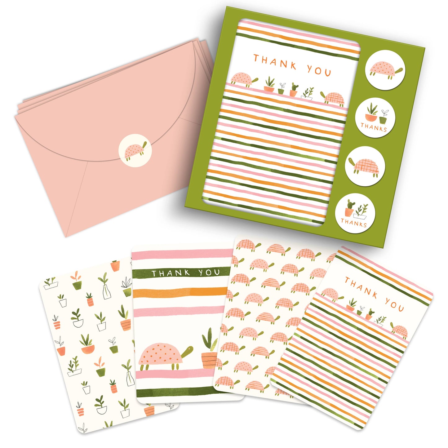 Notecard Set Turtle Garden