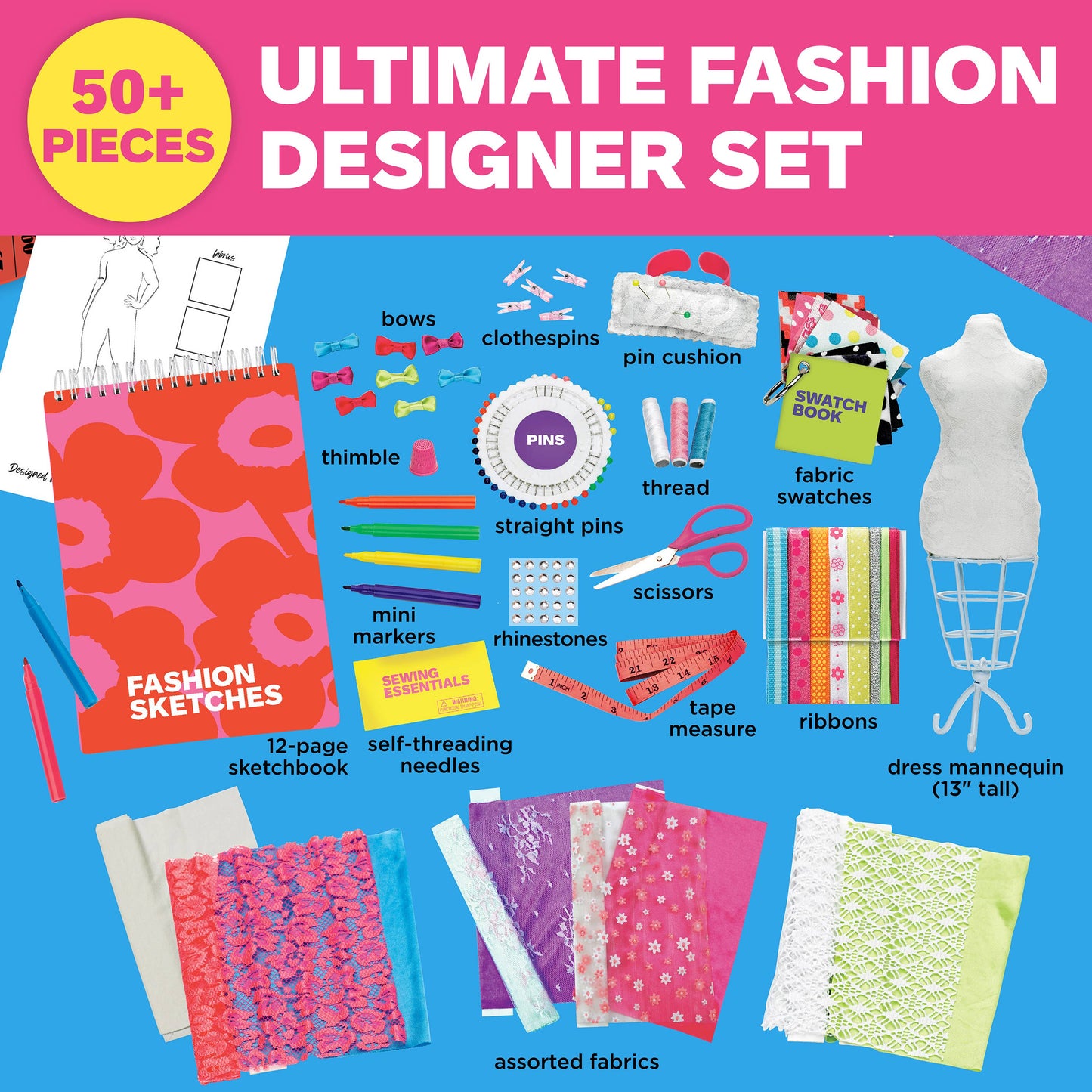 Fashion Design Studio Craft Kit Ages 9+