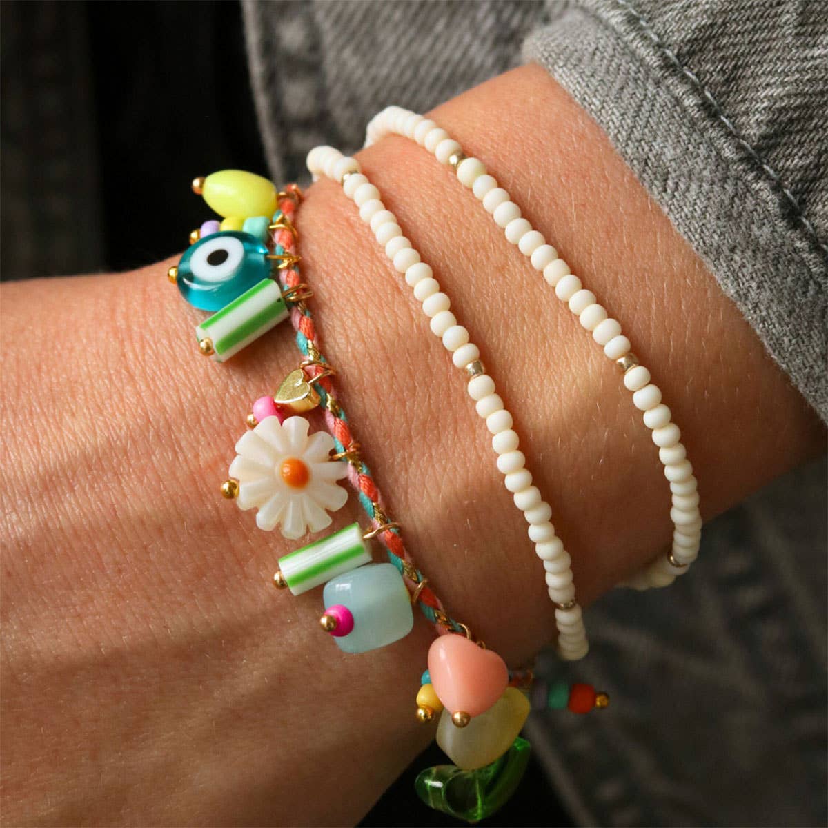 DIY Jewelry making- with Box of Beads & Findings - Bubble Tea
