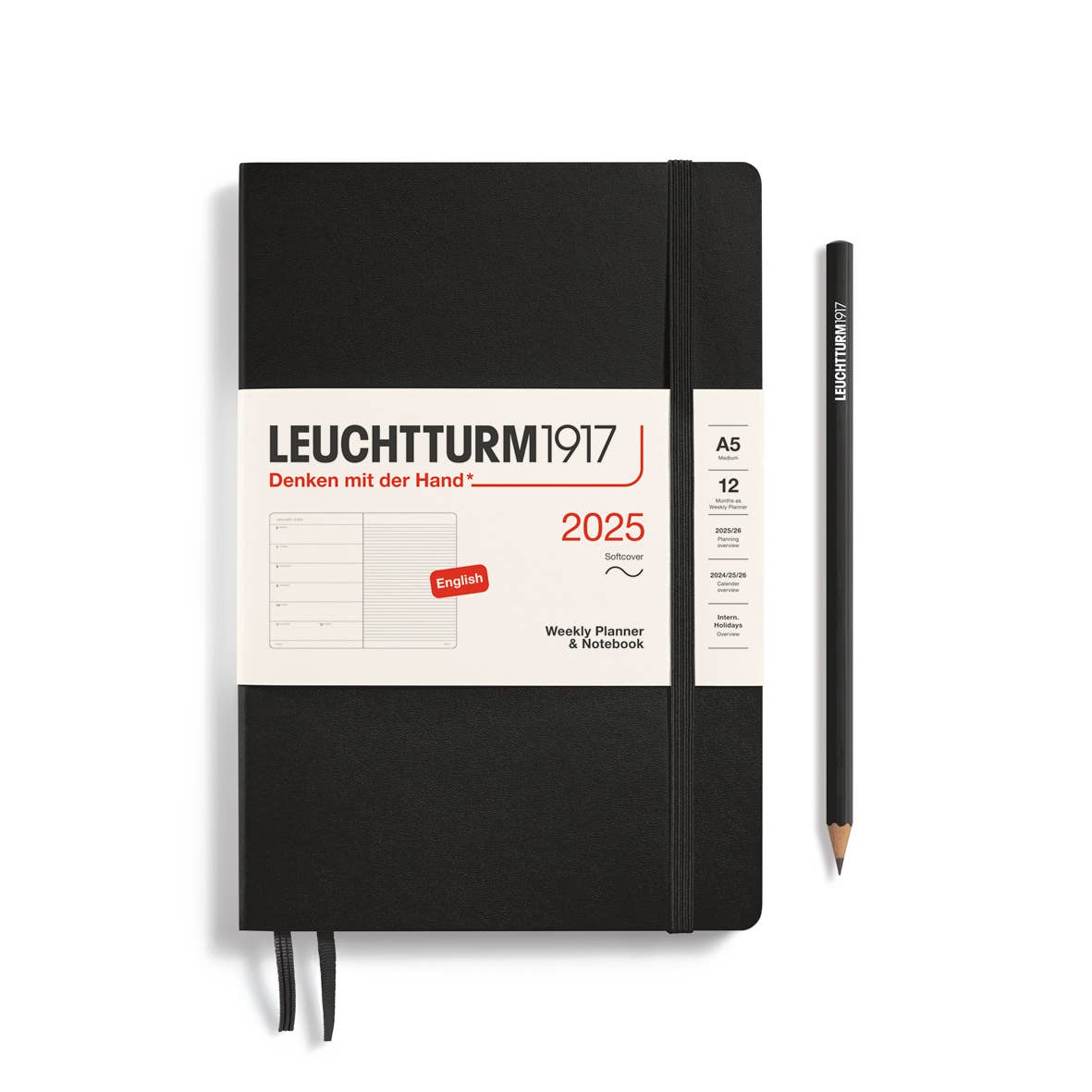 LEUCHTTURM1917 Softcover Weekly Planner & Notebook 2025 A6