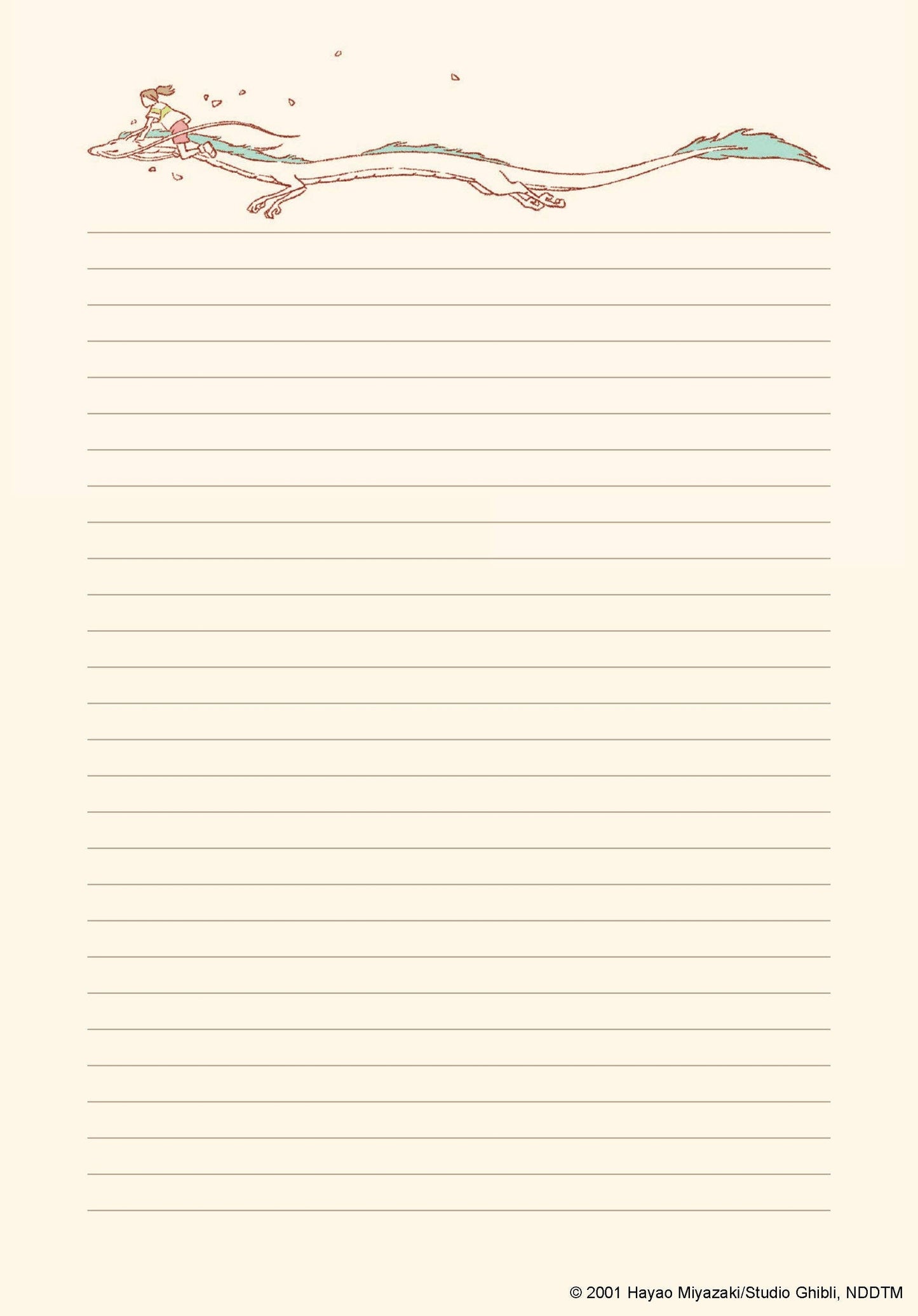 Studio Ghibli Spirited Away Stationery Set