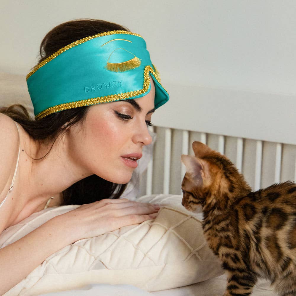 Breakfast at Drowsy Silk Sleep Mask