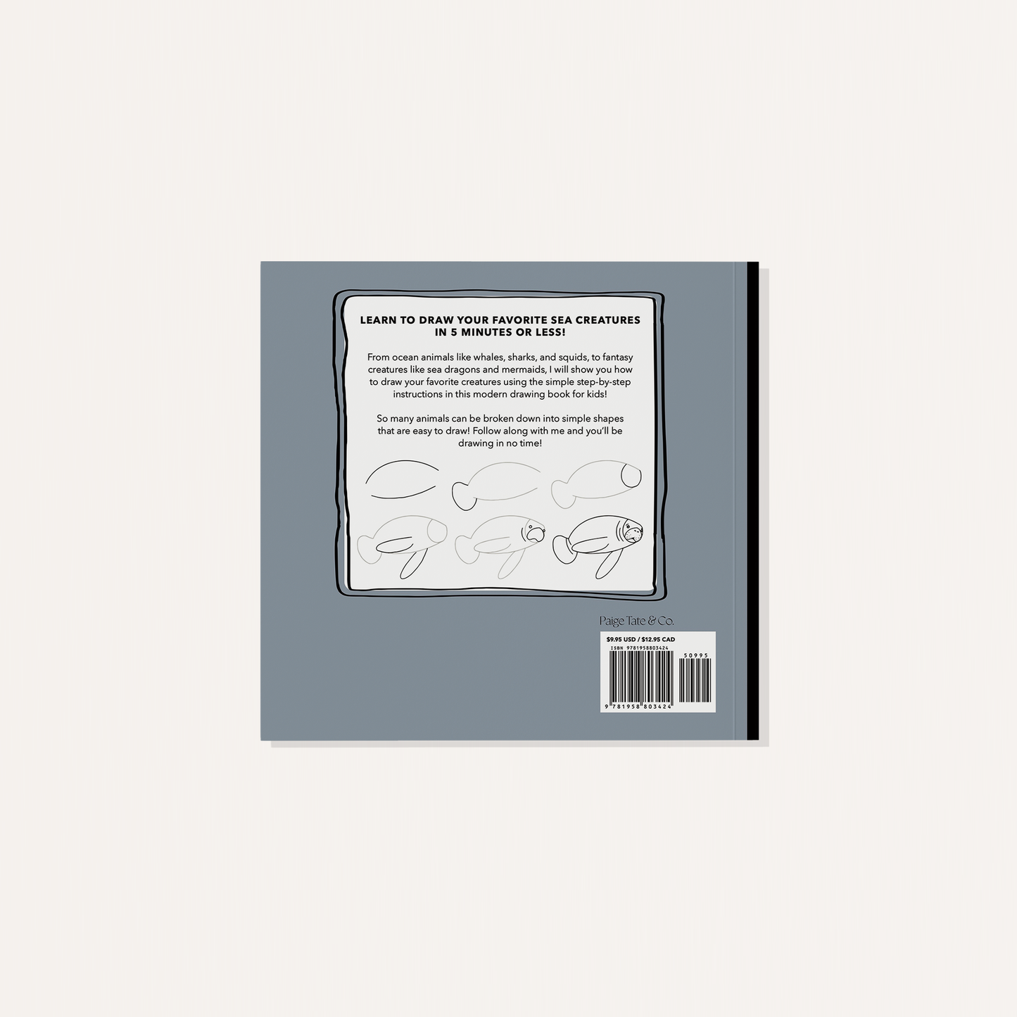Under the Sea: How to Draw Book for Kids (Stocking stuffers)