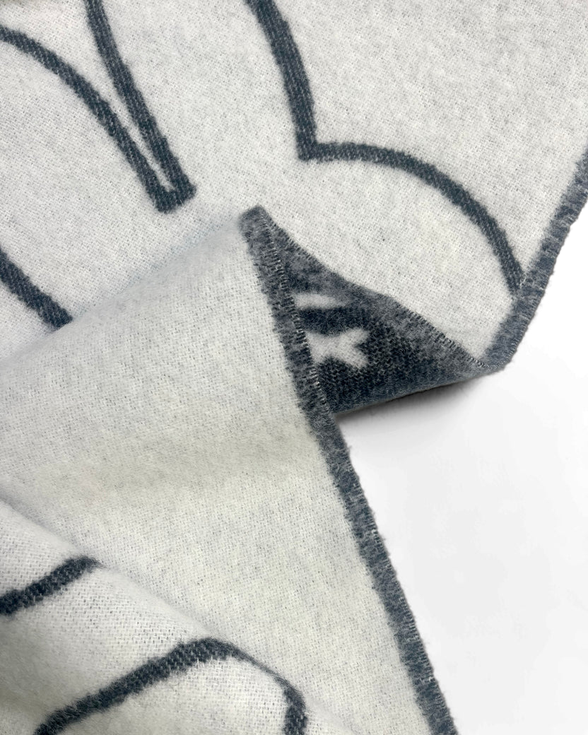 MIFFY x MAISON DEUX Wool Blanket White Cloud Cozy Home