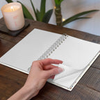 Spiral Notebook Hedgehog with Mushrooms